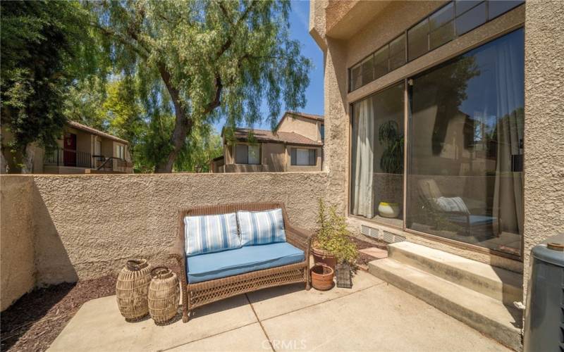 Front patio off Living room