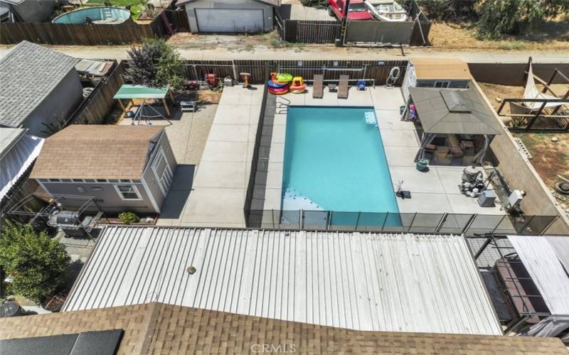 Aerial Pool View