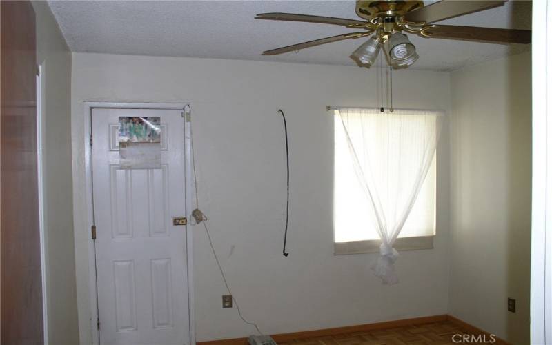 Back Unit Bedroom 1 Garage Door