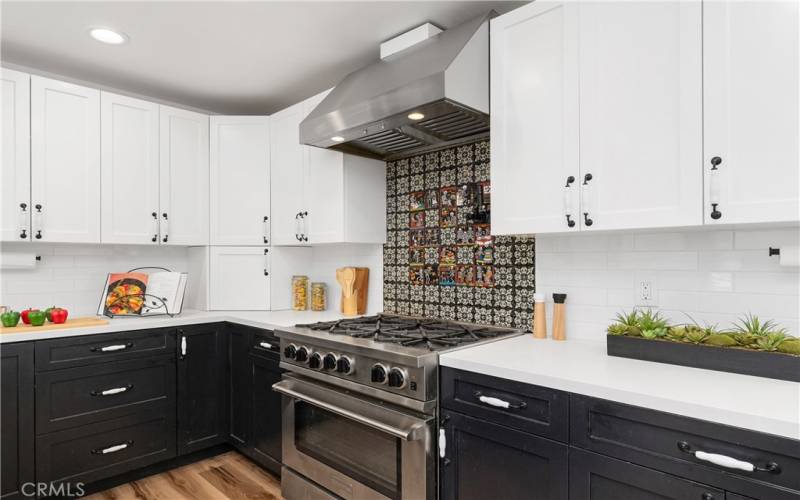 All of the cabinets and drawers have soft close hinges and rollers. Note: The stove will be replaced with a similar model, this stove will not be staying with the home.