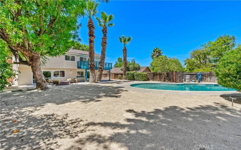 Looking back toward the home. Your pool is waiting.