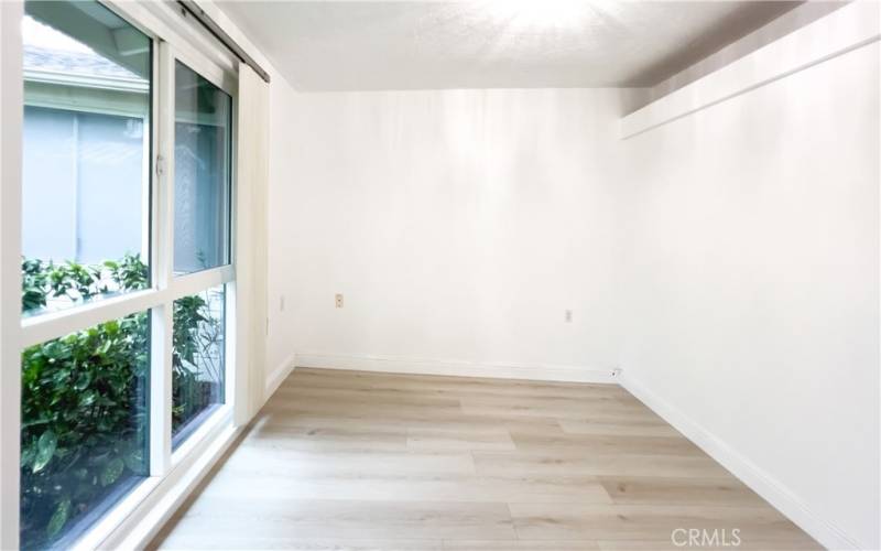 East Facing Bedroom with Floor to Ceiling Windows