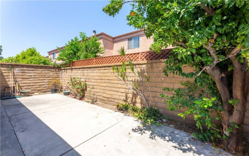 Private Patio. Great for outdoor family time and BBQ.