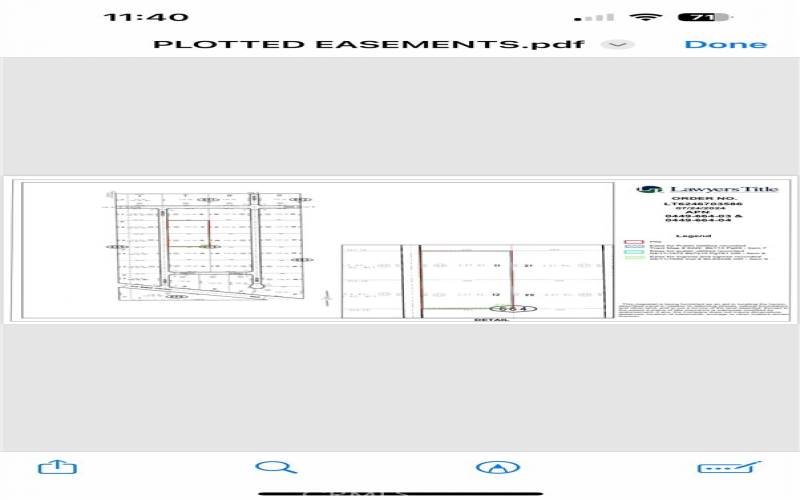 Plotted Easments