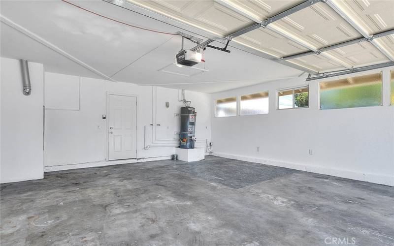 2 car garage with laundry hookups