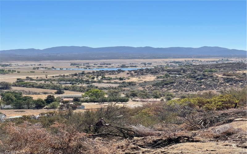 View of lake from Graded pad.