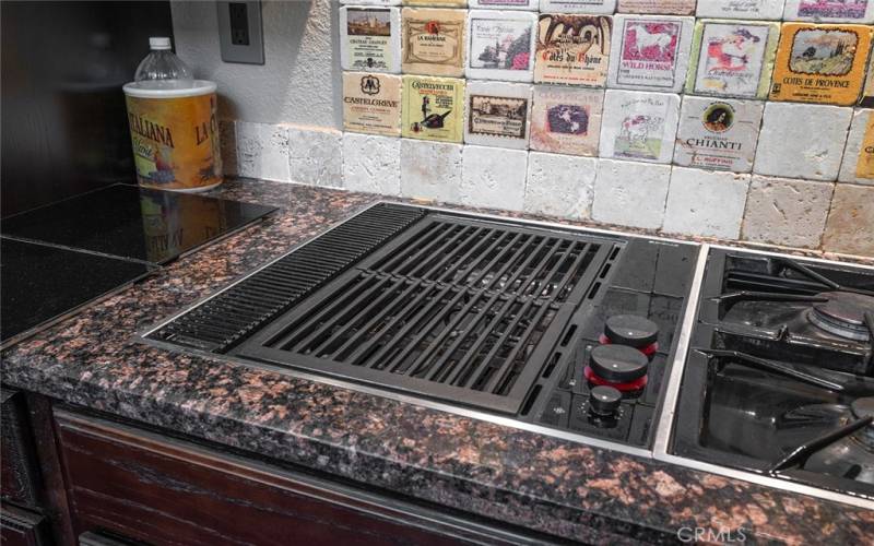 bbq grill in stove