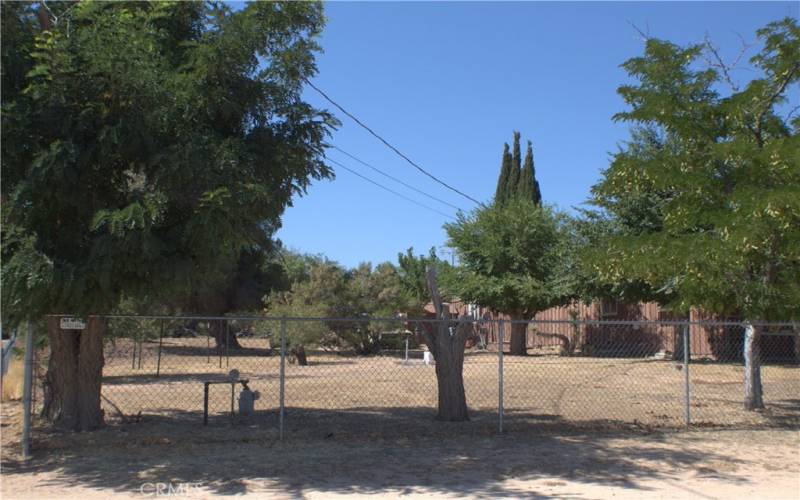 View of flat lot from T6 street