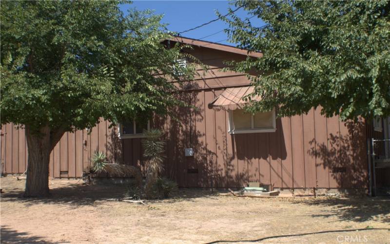 Rear view of house