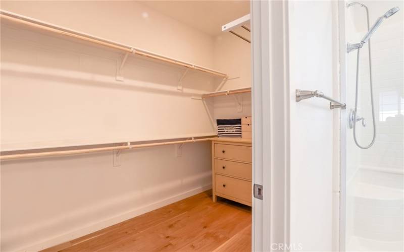 Master Bathroom walk-in closet