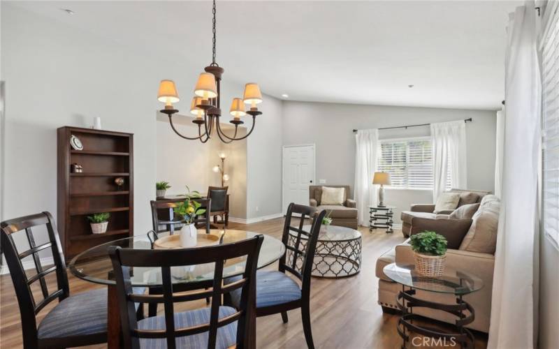 View from Dining Area towards Living room