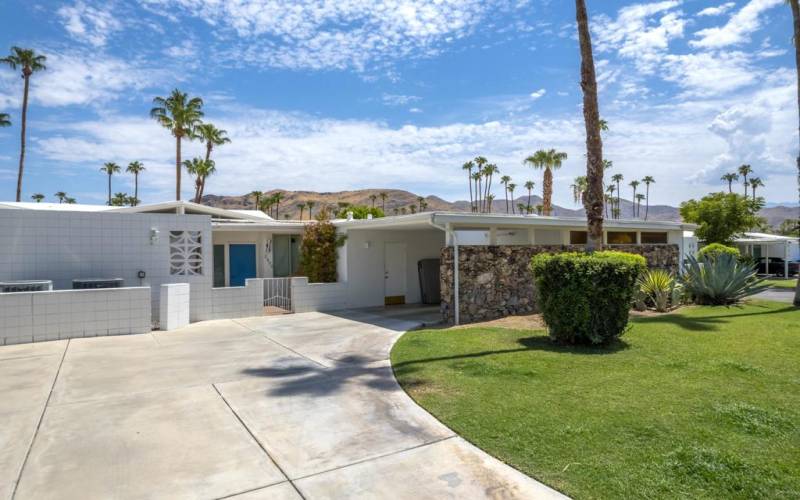 Drive and Carport with Storage