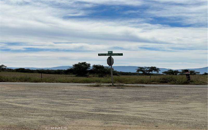 Parcel is the corner of Sage & Red Mountain Road.