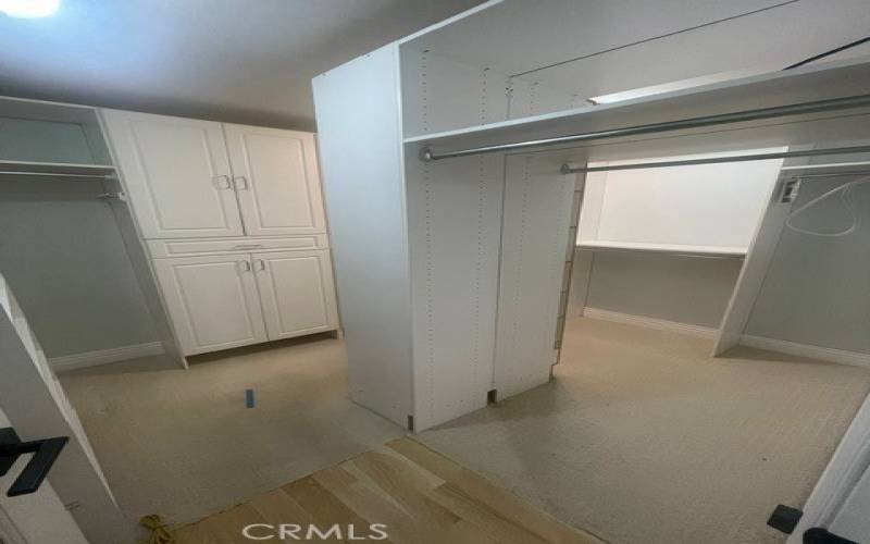 Lots of Hanging Space in Master Closet