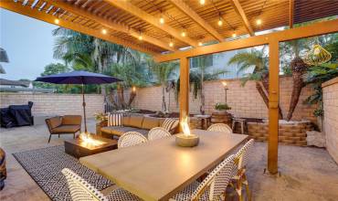 Back patio is perfect for entertaining or relaxing