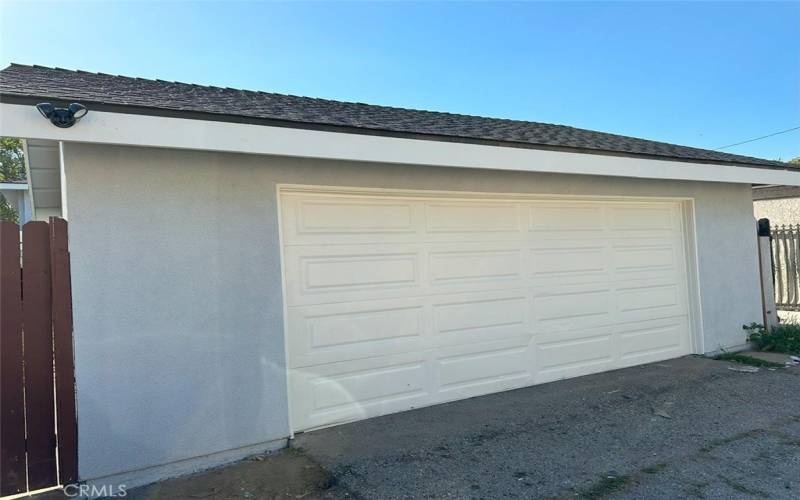 Garage Front View