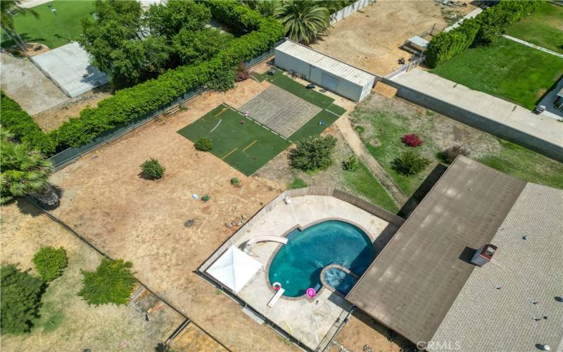 Spacious Lot with Pool and Solar.