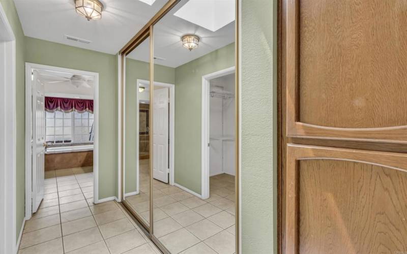 Master baths and closets