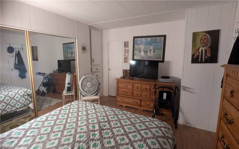 Primary Bedroom also has Built-in Dresser with Additional storage closet