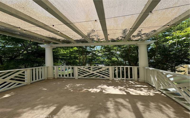 Upstairs patio - off of living room