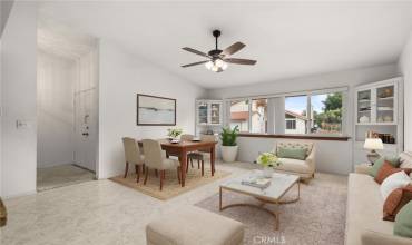 Dining-Family Room Virtually Staged