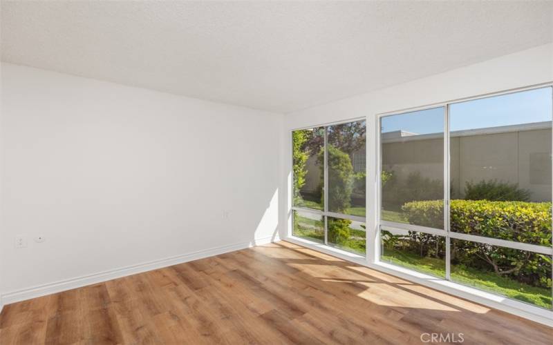 Spacious downstairs primary bedroom