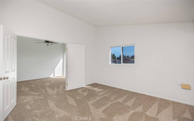 Loft with window and brand new carpet