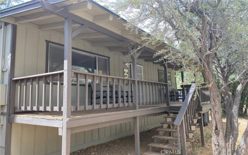 Front deck stairs