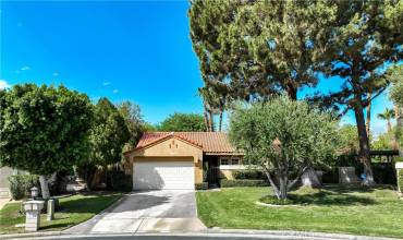 Front of home on corner lot