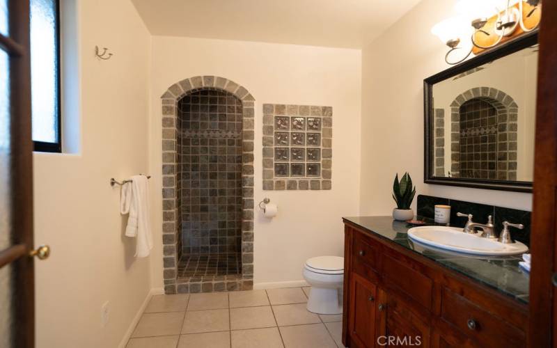 Primary suite bathroom with walk in shower #2