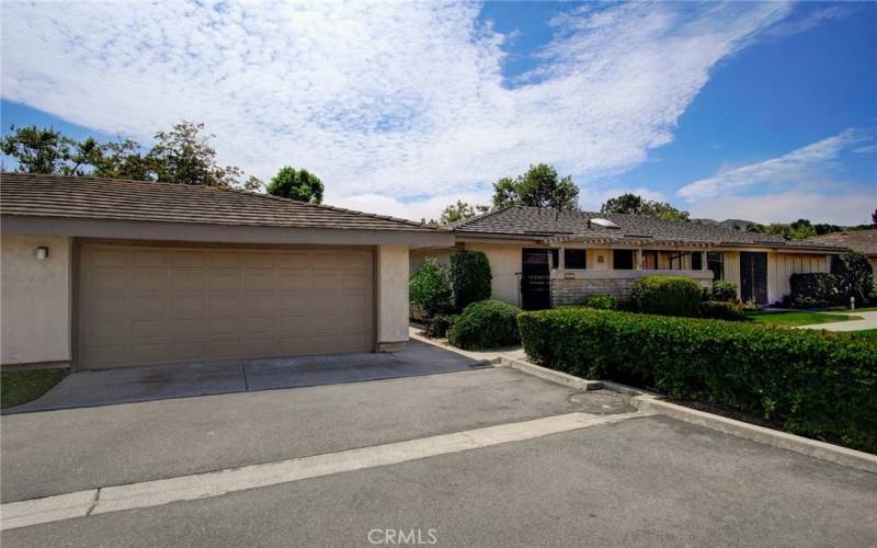 Garage next to home