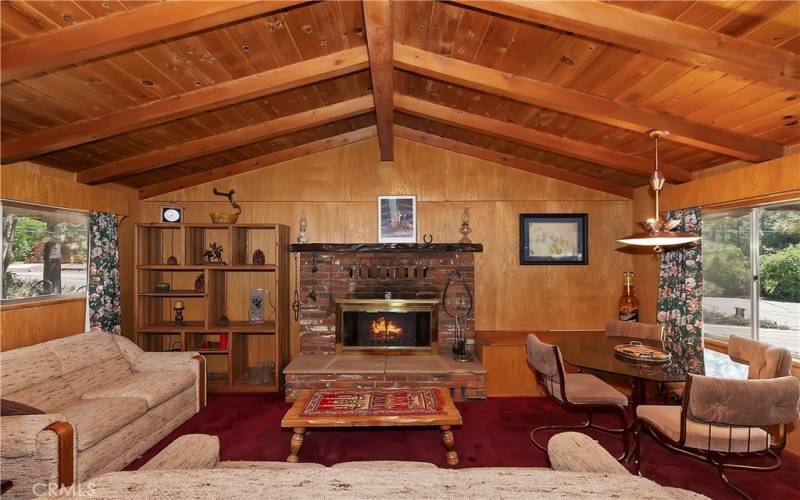 Living Room And Dining Area