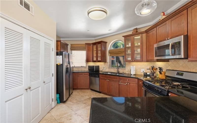 Kitchen with Laundry Closet