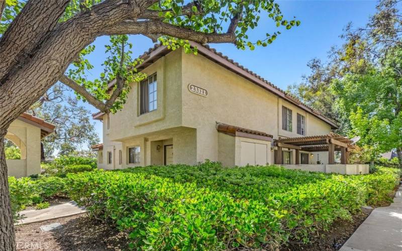 Corner townhome with views