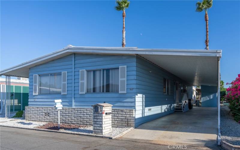 Carport Entrance