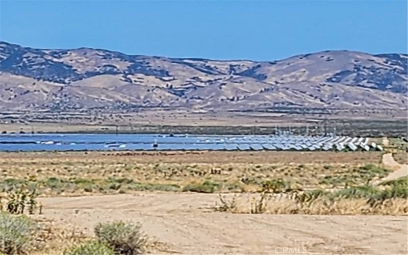 Solar farm close to the subject property