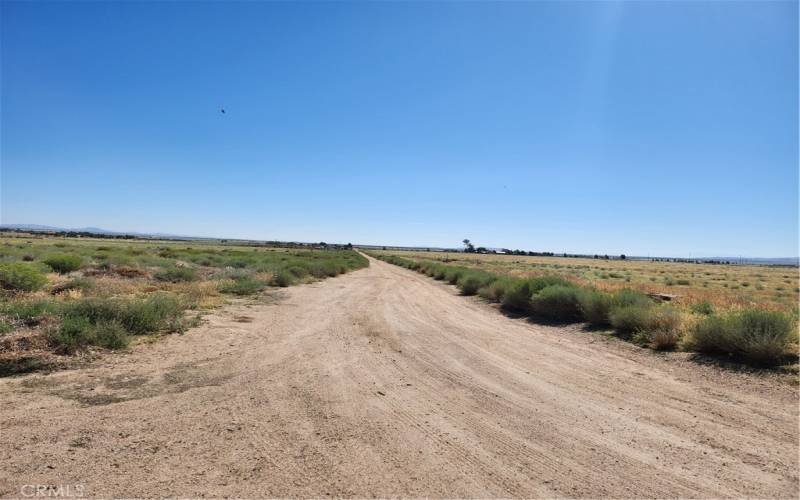 Dirt road entrance on Ave D and 230th St W