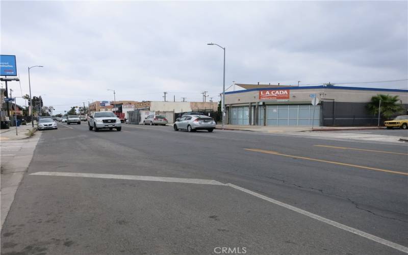 Street scene looking north on Main Street