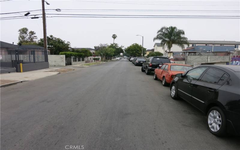 Street scene looking east on E. 109th Place