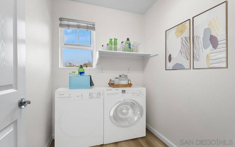 Laundry Room - Virtually staged