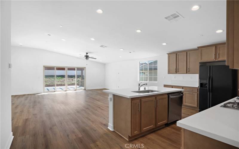 Kitchen and main room