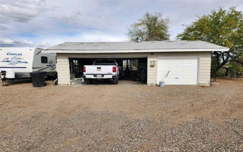 Large 2 car Garage