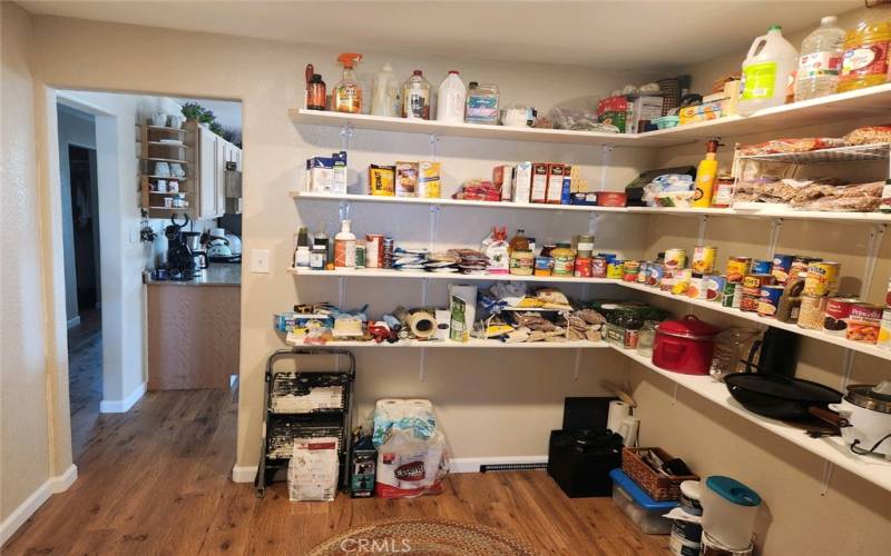 Large walk-in Pantry