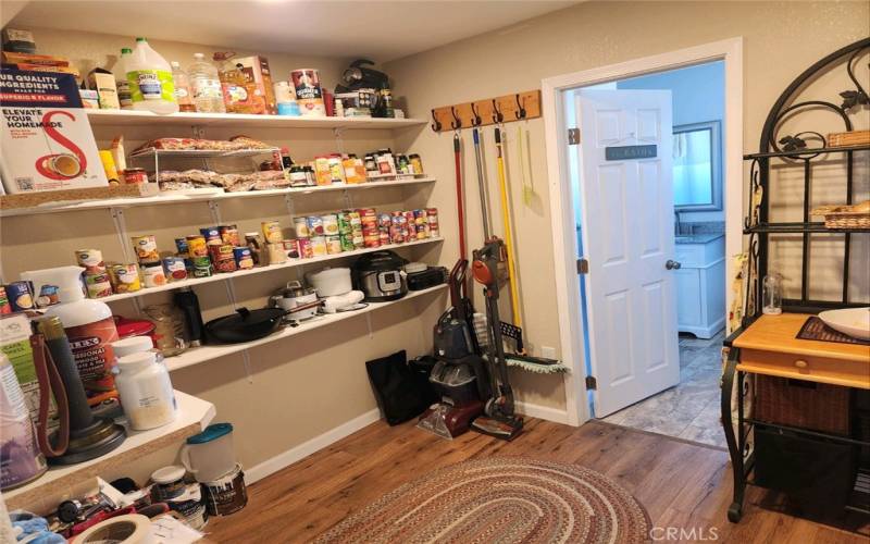 Large walk-in Pantry