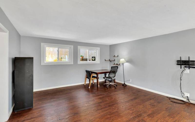 A mainstay of this home... lots of big windows and natural light coming through