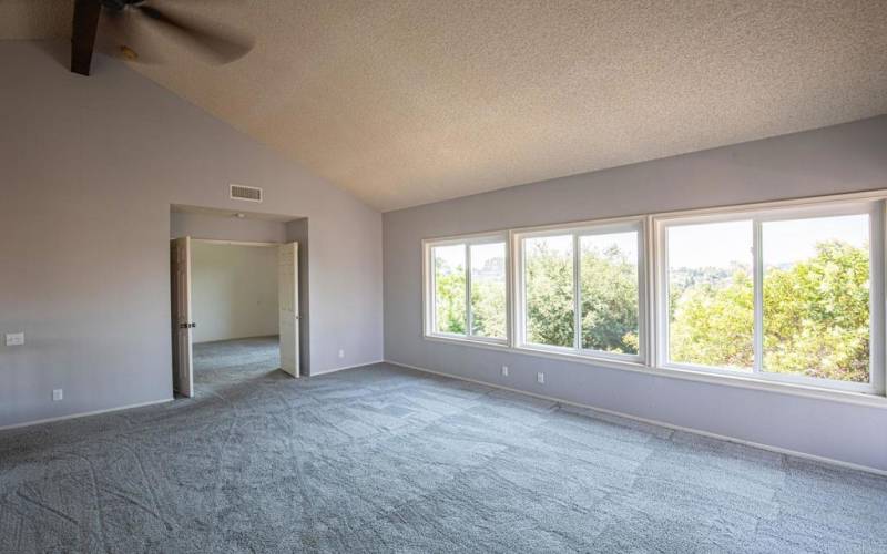 View toward the French Door entry into the Master Bedroom