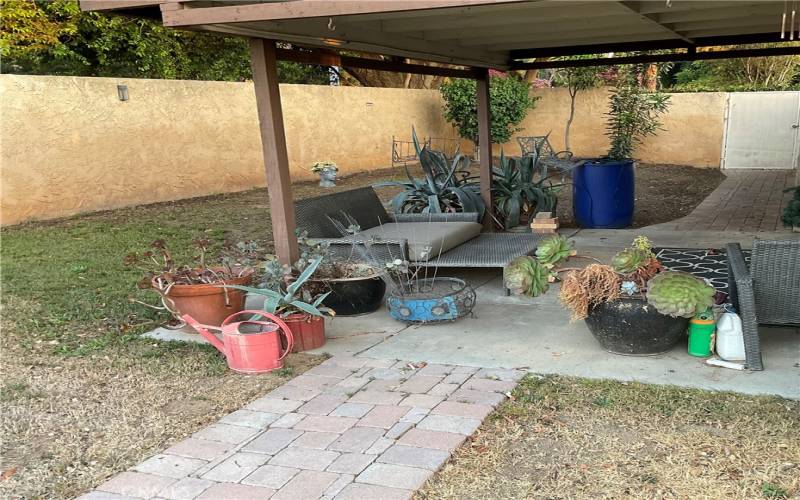 Backyard behind Primary Bedroom