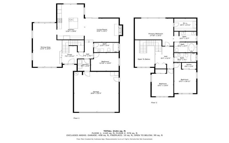 Floor plan. Measurements are approximate.