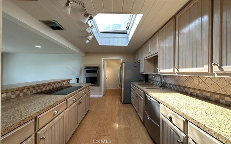 KITCHEN w/ OPENING SKYLIGHT