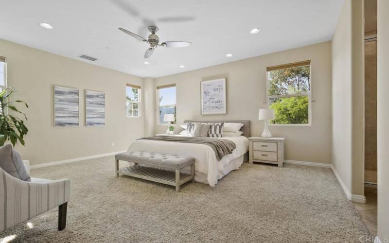 Mountain View Primary Bedroom with Sitting Area